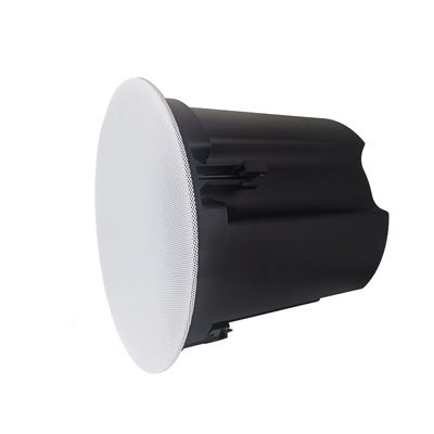 6 inç 40w / 20w / 10w / 5w Koaksiyel Hoparlör Akustik Portlu Şık Çerçevesiz Tavan Hoparlörü 100V / 70V / 8Ω Ticari Ses Manyetik ızgara Yüksek Kaliteli Ses