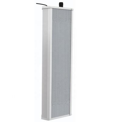 Prezzo buono Altoparlante a colonna in alluminio impermeabile da 80W, 70DB, frequenza 80HZ-16KHZ in linea