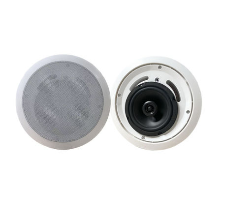 Harga bagus 4 Inch ABS Koaksial Aktif Speaker 2×20W OEM ODM Mudah Instalasi on line