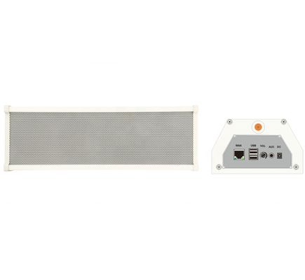 Giá tốt Loa cột trắng nhôm 15W Loa trầm 4 inch Chống nước Với giao diện USB kép trực tuyến