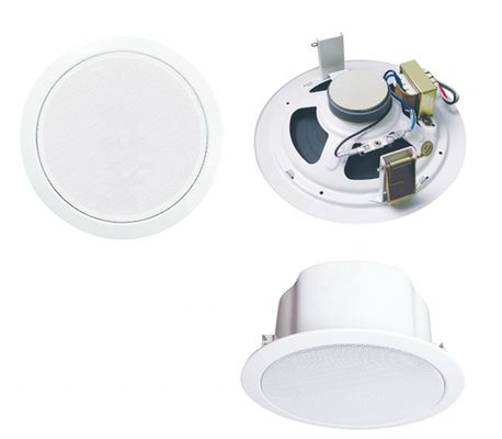 Harga bagus Speaker Langit-Langit 6 Inci 6W Besi OEM ODM Berkualitas Tinggi dengan Penutup Belakang on line