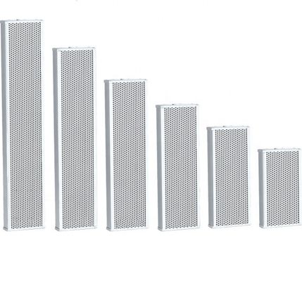 Bon prix IP44 étanche haut-parleurs à colonne blanche 40W haut-parleur à colonne extérieure en ligne
