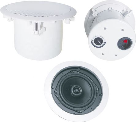Bon prix Haut-parleur de plafond 10W/5W/2.5W en fer pour système de sonorisation PA, 100-20KHZ, 88DB en ligne