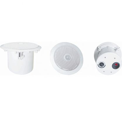 Bon prix Haut-parleur de plafond ODM 100V/70V 5 pouces coaxial avec tweeter orientable en ligne