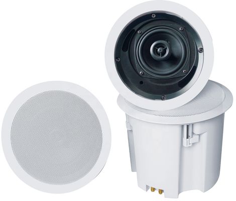 Bon prix 20 watts 4 pouces haut-parleurs de plafond 8ohm ABS haut-parleurs de plafond en ligne