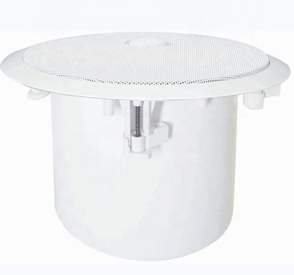 CL-346B Enceinte coaxiale de plafond en fer de 6 pouces, couleur blanche, avec 100V/70V/8ohm