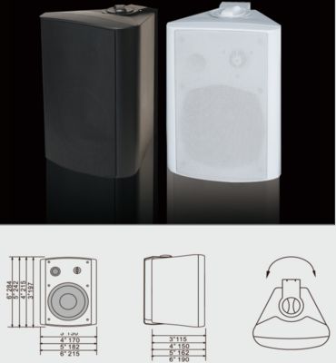 Good price 3 Inch Wall Speakers 15w/8ohm 8ohm PA System Individual Tweeter 3-inch Woofer online