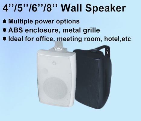 Good price 8ohm Wall Speaker 40W/80W Individual Tweeter 6 Inch Woofer Good Sound online