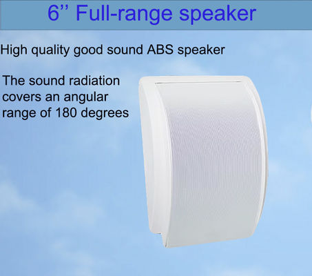 Goede prijs. 6 Inch Muurspeaker 10W/5W Binnenspeaker ABS Behuizing Metalen Rooster OEM ODM online