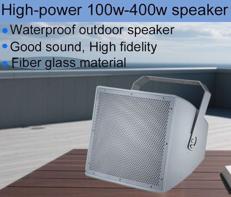 Bon prix Haut-parleur à pavillon en fibre de verre 8 ohms avec haut-parleur coaxial 12 pouces, haut-parleur à pavillon élégant en ligne
