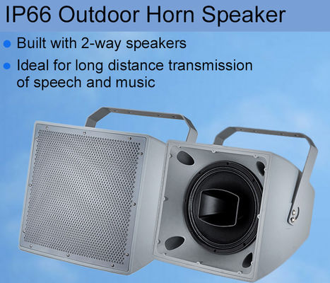 Bon prix Haut-parleur à pavillon de sonorisation extérieure 400W 8 Ohm IP66 Haut-parleur coaxial 15