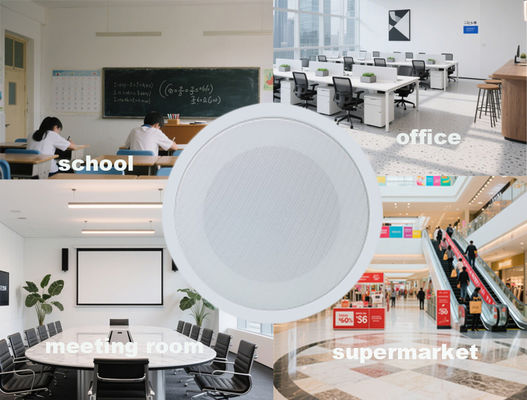 Giá tốt Loa âm trần 5 inch thương mại 110-15KHz với loa kép trực tuyến
