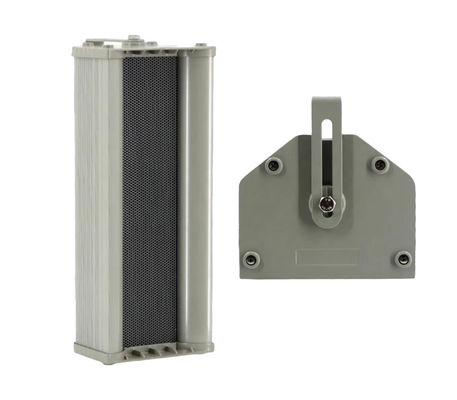 Bon prix Enceinte colonne en aluminium étanche grise, haut-parleur de sonorisation avec 3 woofers de 4 pouces et 1 tweeter de 1 pouce en ligne