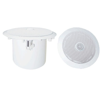 Bon prix 8 pouces haut-parleurs de plafond rond 100V 70V haut-parleur de plafond en fer PA en ligne