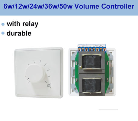 Harga bagus Wall Mount 24W Volume Control Switch Untuk Speaker Luar Ruangan Putih on line
