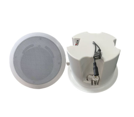 Bon prix Haut-parleur actif coaxial de plafond ABS 15V/2A 5 pouces 2*30W Bluetooth USB en ligne