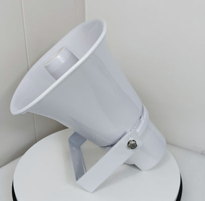 Bom preço 15W alto-falantes de corno externo IP65 PA Som 70V Alto-falante de cor branca on-line