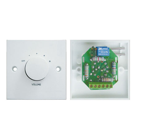 Bon prix AT-460 60W Commutateur de contrôle du volume Blanc Couleur Haut-parleur Montage mural Contrôle du volume en ligne