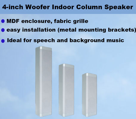 Goede prijs. 40W Indoor Passieve MDF Kolomluidspreker Professionele Audio 100V/70V Luidspreker online
