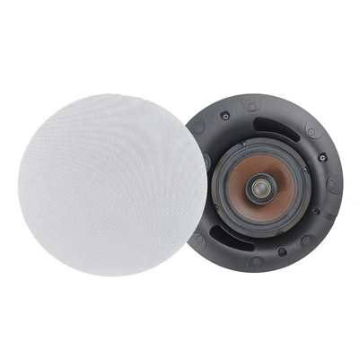 60W 8 Ohm Ceiling 6 Inch Coaxial Speaker Frameless Magnetic Grille Rich Balanced Sound for Commercial BGM Applications