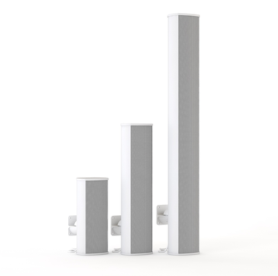 Good price 3 Inch IP65 Waterproof  Column Speakers 80W/40W 100V/4ohm Line All Aluminum Wall Mount Installation online